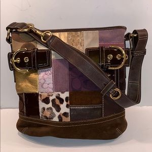Patchwork Leather Shoulder Bag
